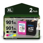 901 901 901XL 901 XL 블랙/컬러 콤보 팩용으로 재제조된 901 잉크 카트리지 OfficeJet J4550 J4680 J4540 J4524 J4525 J4500 J4... 