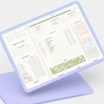 디지털 플래너 구글 시트 목표 시간 관리 목표 만년형 엑셀 서식 스프레드시트 노션 : 다쥬니랜드