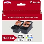 FIXMA G7020 G6020 G5020 G3260 G1260 G1220 G1230 G2270 G3262 G3270 메가탱크 프린터 8026 8035XXL 플러스 잉크 카트리지 : 케이엠삼이