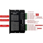 네마 23 57mm 스테퍼 모터 CNC 컨트롤러 oz.in 기계용 2상 제어 350W DM556 5축 425 드라이버, 전원 판화 3A, 공급 스텝 카드 3Nm 마하3... 