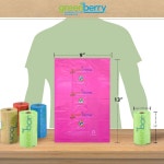 그린본 Jar O 리필 개똥 봉투 디스펜서 28롤 336개 : 픽앤슆