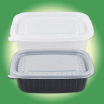 [BU] 반찬포장 사각 죽용기 소 파스타 배달 500세트 : 용기에반하다