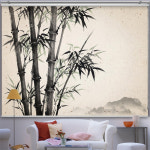 산수화 롤스크린 풍경 실사 수묵화 한옥 민화 인테리어 동양화 블라인드 : 롤스크린행복