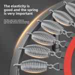 2025년형 새로운 트램펄린 피트니스 가정용 실내 바운싱 베드 성인 운동 체중 감량 소형 : EtherealAccess