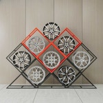 타이어랙 카센터 타이어 전시대 디스플레이 정리대 : 월드바잉324