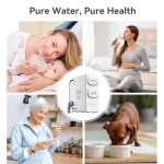 스톡 S1 플러스 600GPD 역삼투압 정수 필터, 8단계 배수, / 감소, ANSI 싱크 탱크리스 흰색 순수 2.5 1 하에서 스마트 NSF LED 42&58 시스템... 