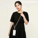 리빙미미 핸드폰 스트랩 3in1 줄 고리 목걸이 크로스 손목 도난방지 분실 유럽여행 : 리빙미미