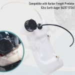 연료 가스 탱크 Earthquake 43cc E43 Earth Auger Powerhead 대응 캡 포함 연료라인 2행정용 4349cc : 넥스트딜