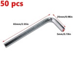 Antrader 5mm 앨런 렌치 L자형 육각 키 세트 - 50개 : 코코글로벌777