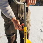 Jiffy 핸드 오거, 플립다운, 확장 가능, 8인치, 옐로우, 스틸, J4658 : 다잇다16