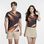 코랄리안 CRTZ1499/2499 탁구복 남여공용 탁구복 상의 기능성 탁구 티셔츠 유니폼 : 탁구창고