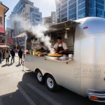 공장 직영 새 이동식 주방 푸드 트레일러 (패스트푸드점 커피숍 피자 튀김 핫도그 베이커리 레스토랑용) : 한운상사