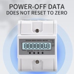 3상 DIN 레일 kWh 미터 AC 230/380V 100A 4선식 에너지 소비 모니터(LCD 백라이트 포함) 50/60Hz : 다이렉트스토어1