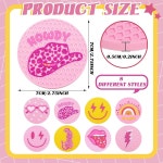 프레피 카 액세서리 핑크 레오파드 스마일 페이스 컵 홀더 미끄럼... 열 실리콘 머그 매트 여성용 오토 홈 오피스 테이블 2.8인 : 바이로샵91