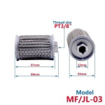 CNC 기계 센터용 유압 필터 소자 스테이션 유닛 전원 포트(MF(JL)-03 DN10) JL /MF-02 /4 /6 /08 /10 /12 /16 MF (JL)-02 DN8 : 빛나 바잉