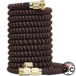 구리 총알 확장형 정원 호스, 엄지 스프레이 AS-SEEN-ON-TV, 75 FT 무연 초경량 솔리드 콥트, 10 패턴 : 카이코리아