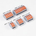 PCB 터미널 병렬 FM PCT를 212/ 커넥터 소프트 하드 10PCS 213 /214 와이어 빠른 누르십시오 212 10PCS : 파츠마켓코리아