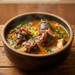 유비푸드 얼큰 병천식 순대국 640g x 5팩 : 살림구단 공식스토어
