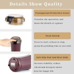 다기능 전기 알약 분쇄기 - 다양한 크기의 약과 비타민 정제를 미세 분말-모타르와 유봉, 노인, 또는 반려동물(보라색)로 분쇄합니다 Purple... 