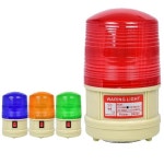 소리 없음 실외 경보등 배선 필요 LED 스트로브 신호 자기 건전지 : 지국삼