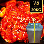 [맛보장 품질보장] Y 채썬 오징어젓갈 20kg [ 채쓴 오징어젓 양념젓갈 식자재 ] : 우성물산
