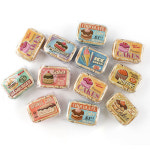 빈티지 푸드 틴케이스 12개 : 퍼줌넷