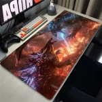 컴퓨터책상,침대옆책상PC   공포  키보드 패드 노트북 게임  G-godzillaes 마우스 패드 게임 쿨 확장 데스크 매트 : 에어마켓255
