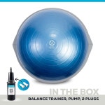 보수 프로 다기능 홈 짐 풀 바디 밸런스 트레이너 볼 장비, 가이드 운동 및 펌프 포함 Grey/Black : 자성허브