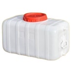 대형 플라스틱 물통 생수통 사각 대용량 물탱크 화이트 25L : Fixer