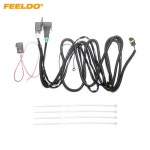 포드 9005 HID 와이어 어댑터 키트용 LED 표시등 릴레이가 있는 FEELDO 자동 안개등/헤드라이트 배선 하네스 소켓 스위치 # H7516입니다.... 