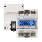 3상 에너지 미터 230/400V 100A 디지털 전력계 소비 KWh 레일 유형 35mm : 다온유통1