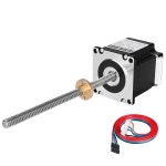 YEJMKJ 네마 23 스테퍼 모터 TR8x8 250mm, T8 리드 스크류 2상 1.8 고토크 1.1Nm (155.77온스 인치) 바이폴라 4.2A 0.65 55mm 57 스텝... 