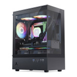 앱코 U10M 큐빅 라이트 미니타워 컴퓨터 케이스 블랙 : 앱코공식스토어