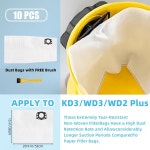 Kärcher WD3s WD 3 V-17/4/20 2.863-314.0 WD2 Plus kwd 3 KWD1-2 SE 4001 Plus용 KFI 357 진공 청소기 백 10개입 : 바잉커넥트