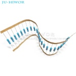 1 금속 필름 저항기 2W 1R 1M 10 22 33 47 51 62 75 82 91 100 220 470 1K 10K 100K 220K 2 4 7 R 20 개 3.6 M : 오십육플렉스