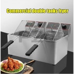 1 전기 싱글 카운터 싱글 프라이어 실린더 1 스탠드용 EF-4L EF-4L 3QT VEVOR 6 실린더 바구니 1 EF-4L 싱글 실린더 : 은종이집2