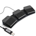 IKKEGOL 업그레이드된 USB 트리플 풋 페달 기계식 스위치 제어 3 세 가지 : 캐시업업