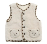 아가방 아기옷 곰돌이조끼 01S757904 겨울조끼 아기등원룩 등원룩 둥이커플룩 겨울아기옷 둥이룩 아기조끼 : 아가방 대전노은점