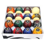 프리미엄 당구 공 테이블 액세서리 2-1/4 인치 규제 크기 16 세트 : 사삼산업