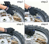 DRC 에어 밸브 풀러 공구 유지보수 F8178 모토라인 바이크 : MOTO LINE