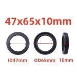 FKM/NBR 오일 씰 ID 37-49mm 오링 및 개스킷 키트(47x65x10mmnbr) 37x47x6mmfkm 1pcs : 아마존믿고사는마트