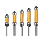 5pcs 목공 밀링 커터 세트 합금 듀얼 베어링 양날 목공 커터 슬롯 커터 전동 공구 액세서리 : 글로벌마켓98