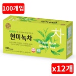 송원 현미녹차 100T x12개 : 유니콘 마트