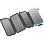 코코구 4태양 전지 패널 전원 은행 20000 MAh 휴대용 충전기 야외 캠핑을 광 5V 듀얼 USB : 헬로즈