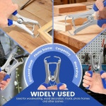 JUNXILPPD 마이터 스프링 클램프 및 플라이어 키트와 몰딩 불을 목공 보관 위한 클램프와 프레임 링이 스테인리스 장착되어 클램프가 스틸... 