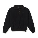 [클로브 25FW] Heritage Open Collar Sweatshirt (Black) : 클로브 clove