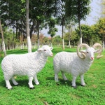 야외 양 조각상 모형 장 소품 인테리어 농장 동물 조형물 포토존 공원 조경 정원 장식 지원 : 세븐모먼트