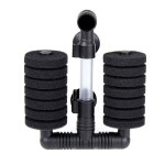 AQUANEAT 4팩 더블 바이오 스폰지 필터, 튀김, 베타, 새우, 나노, 수족관 어항용 : 더더글로벌777