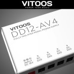 VITOOS 비투스 DD12-AV4 Fully Isolated 이펙터 파워서플라이 12구 : 피엘샵PLshop