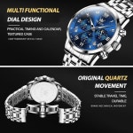 클래식 남성 드레스는 읽기 릴로제 페이스 손목시계 파라 라지 고급 쉬운 DS-PI 홈브레 아날로그 시계입니다 캐주얼 G5529-G-gold : 더판다.